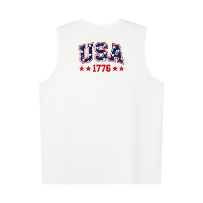 All American dude 4th july tank