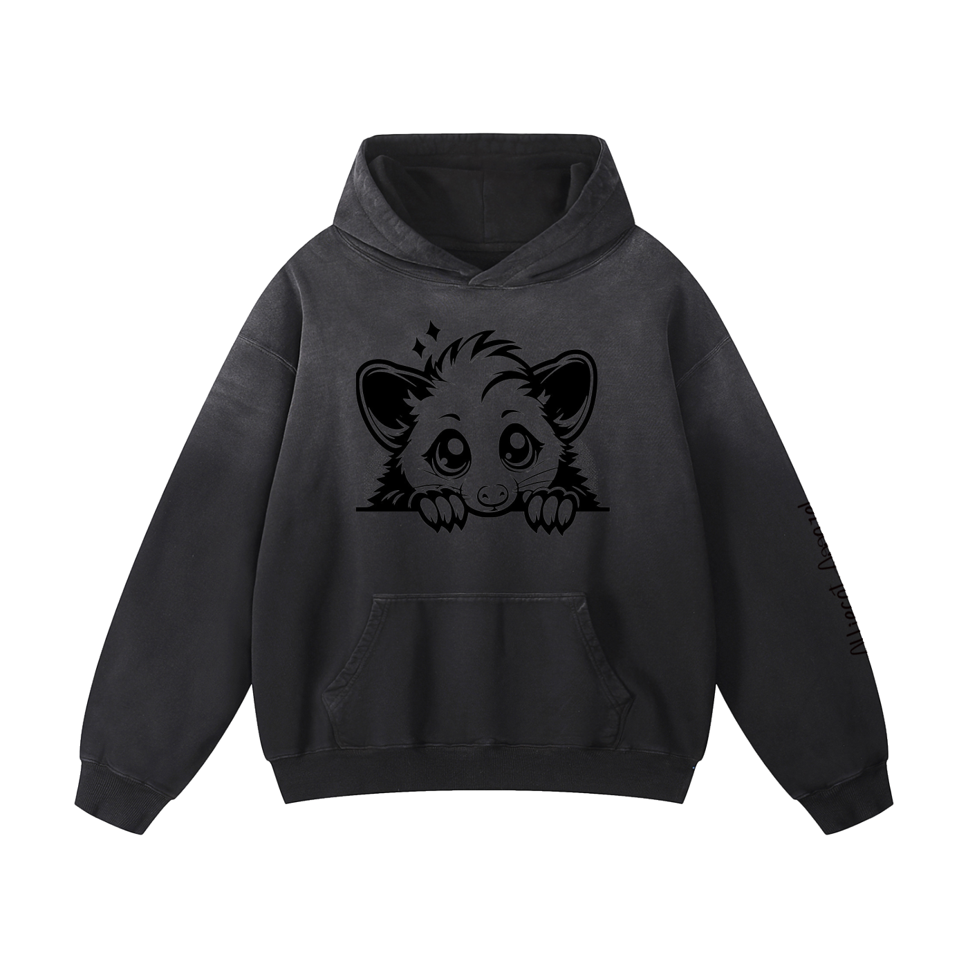 Trashy but cute opposum hoodie