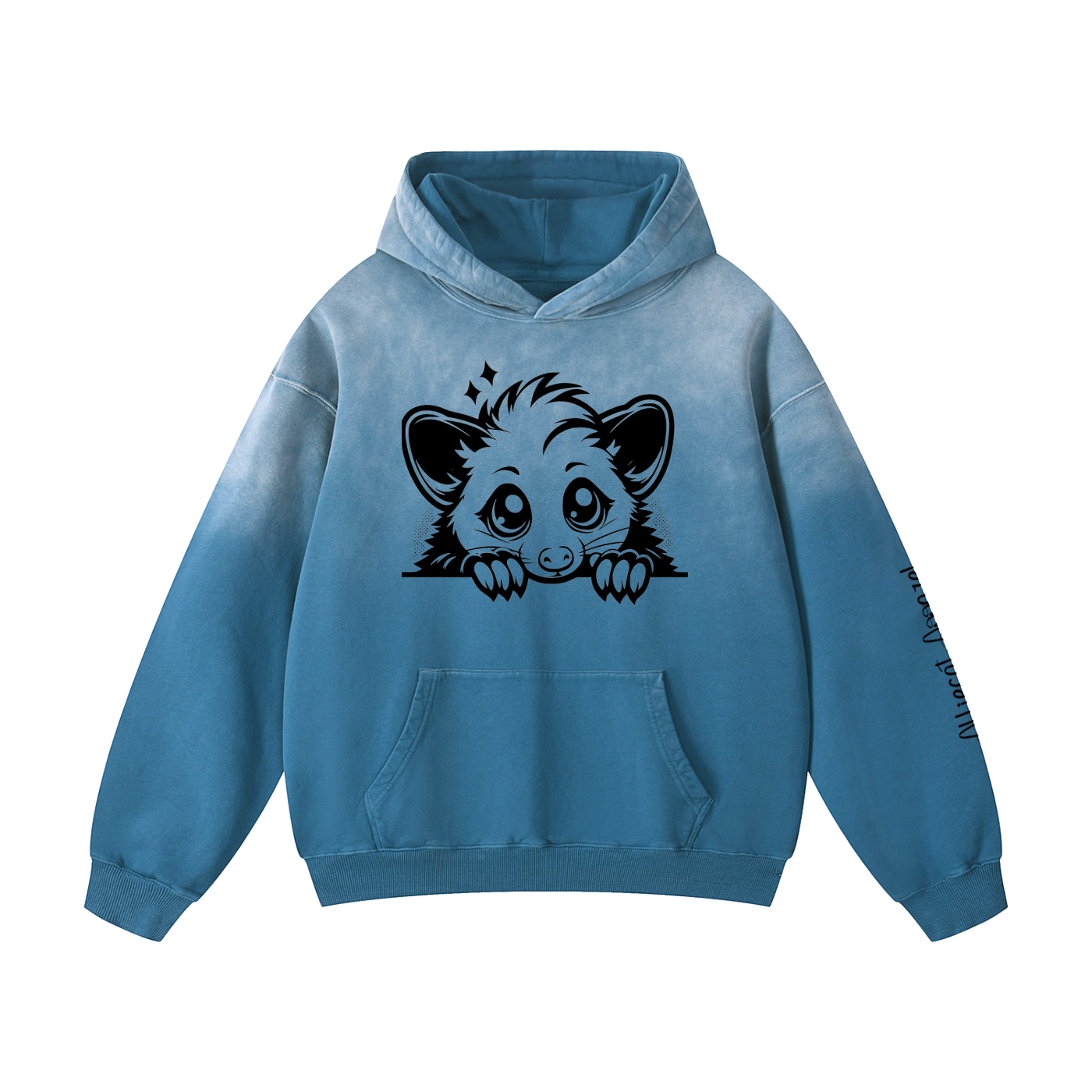 Trashy but cute opposum hoodie