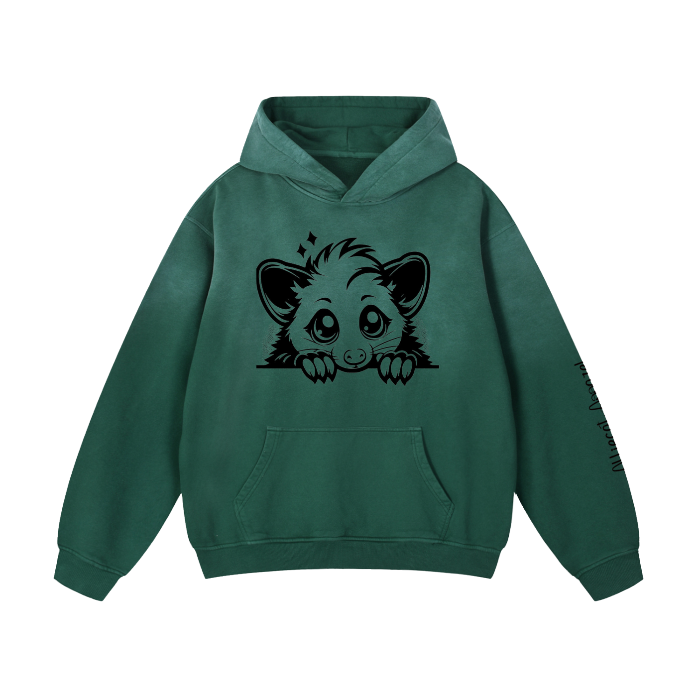 Trashy but cute opposum hoodie