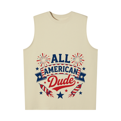 All American dude 4th july tank