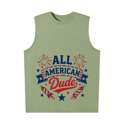 All American dude 4th july tank