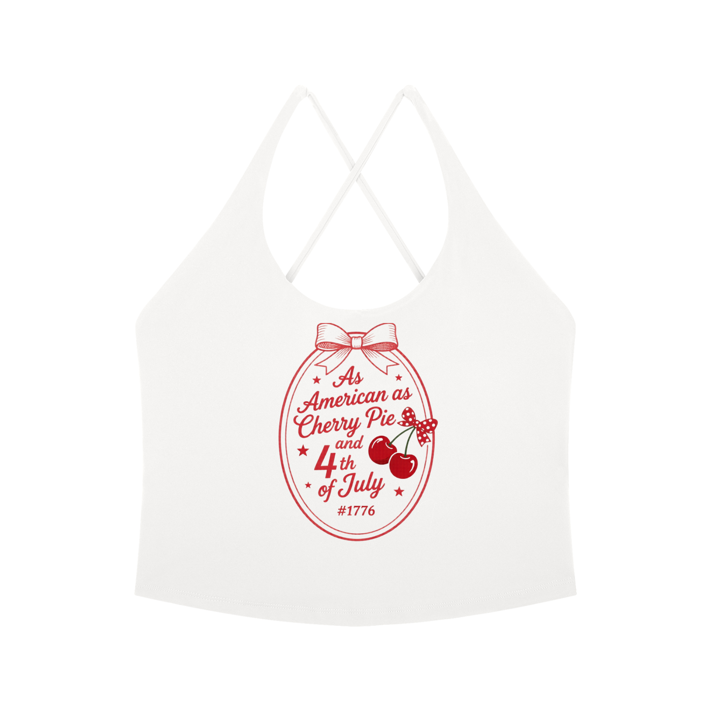 As american as cherry pie and 4th of July Tank Top