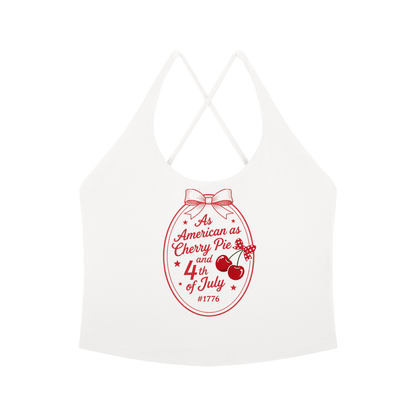 As american as cherry pie and 4th of July Tank Top