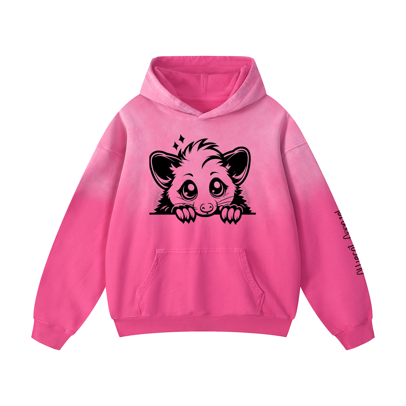 Trashy but cute opposum hoodie