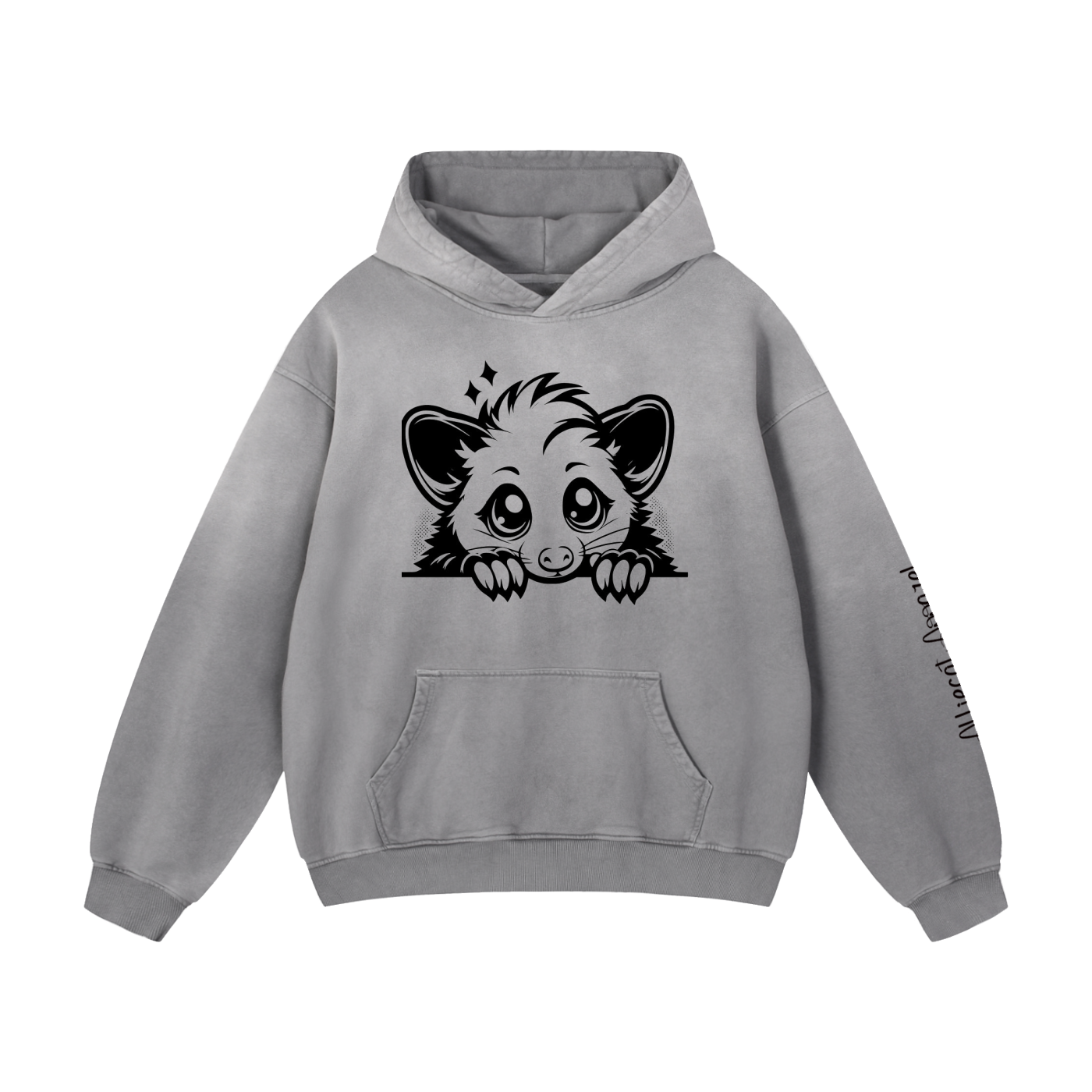 Trashy but cute opposum hoodie