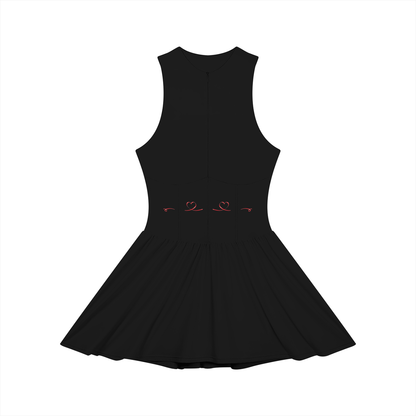 Women’s Ruched Sleeveless Full-Zip Dress